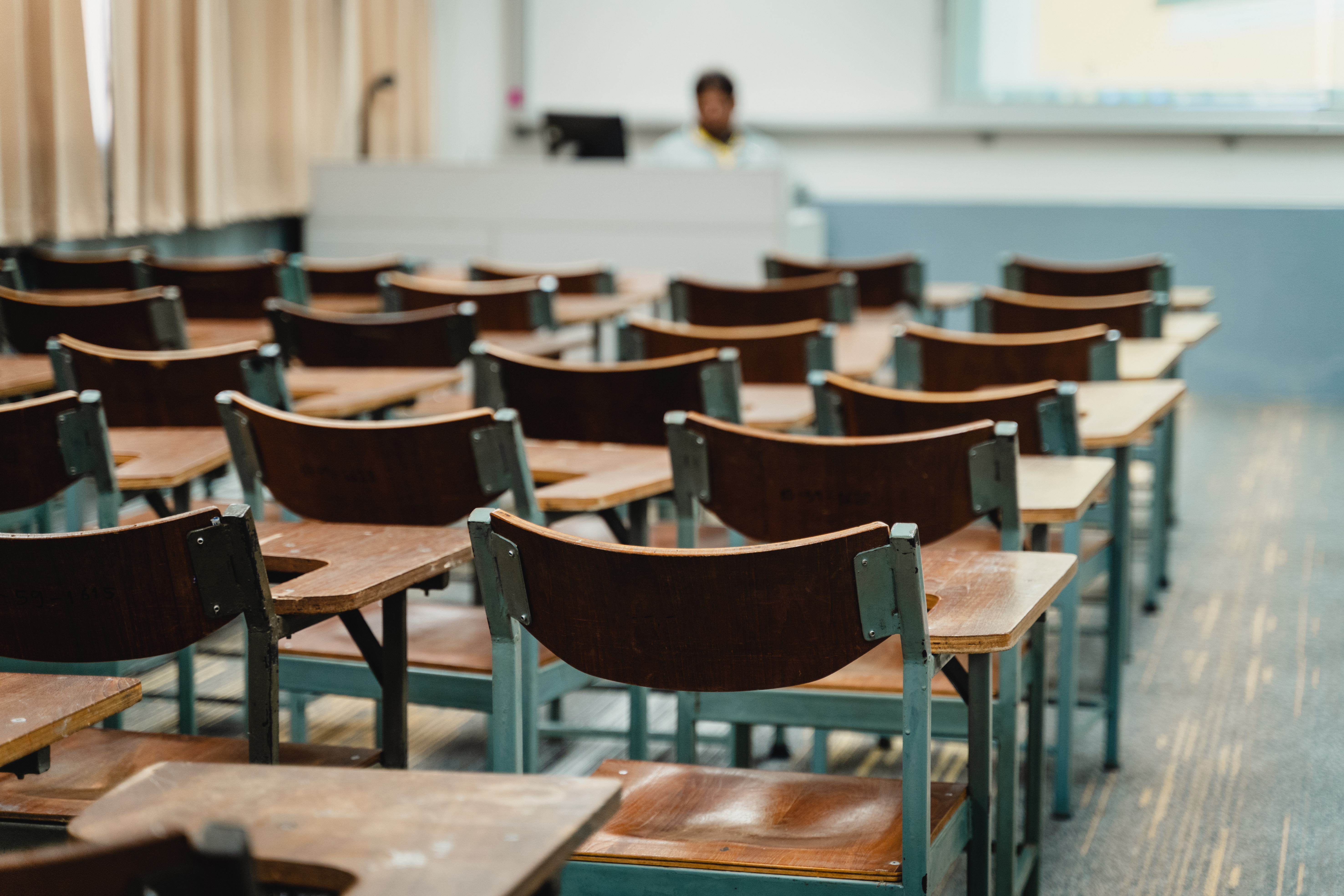 Empty School Desks